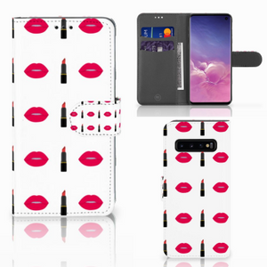 Samsung Galaxy S10 Telefoon Hoesje Lipstick Kiss