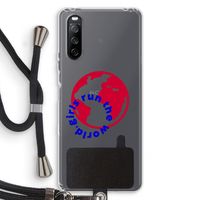 Run The World: Sony Sony Xperia 10 III Transparant Hoesje met koord