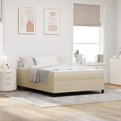 Bedframe Grijs groen 160 x 200 cm Katoenen stof