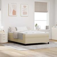 Bedframe Grijs groen 160 x 200 cm Katoenen stof