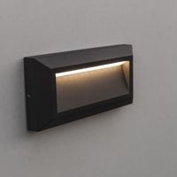 Trapverlichting led buiten donker grijs 'Helena' buitenlamp helder wit IP54 - thumbnail