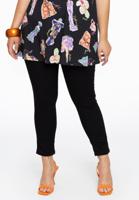 Yoek Jeans met rits | Zwart | Maat 42