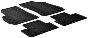 Rubbermatten passend voor Chevrolet Orlando 2010- (T-Design 4-delig + montageclips) GL0186