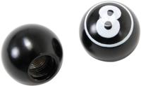 CONTEC Ct valve caps 8 ball black