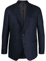 Caruso veste de costume ajustée - Bleu Caruso veste de costume ajustée - Bleu
