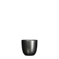 Bloempot Pot rond es/7 tusca 7.5 x 8.5 cm antraciet Mica - Mica decorations