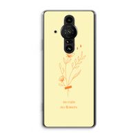 No rain no flowers: Sony Xperia Pro-I Transparant Hoesje