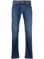 Jacob Cohën mid-rise slim-fit jeans - Bleu - thumbnail