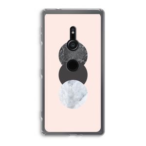 Marmeren cirkels: Sony Xperia XZ2 Transparant Hoesje