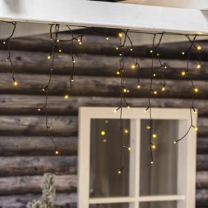 Ijspegelverlichting - 180 led lampjes - warm wit - 6 m - kerstverlichting - ijspegels