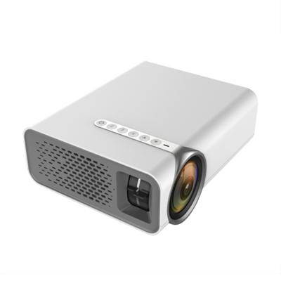 YG520 1800 lumens HD LCD-projector ingebouwde speaker U lezen U disk mobiele harde schijf SD-kaart AV-Connect DVD set top box. Wit