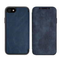 iPhone 12 Mini hoesje - Bookcase - Kunstleer - Siliconen - Blauw