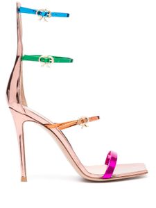 Gianvito Rossi sandales Ribbon Uptown 110 mm - Rose