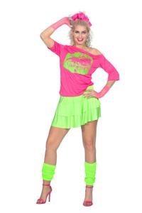 T-shirt Lips 80&apos;s Neon Pink