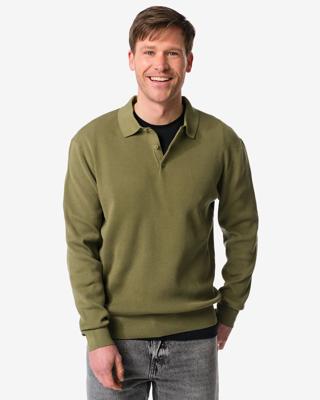 HEMA Herentrui Karel ribgebreid middengroen (middengroen)