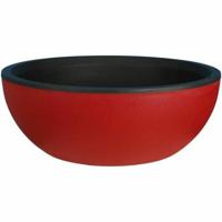Bloempot Riviera Granite Ø 40 cm Rood