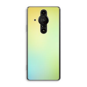 Minty mist pastel: Sony Xperia Pro-I Transparant Hoesje