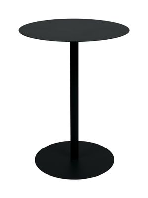 Zuiver Ronde Bistrotafel 'Snow' Staal, 57cm, kleur Zwart