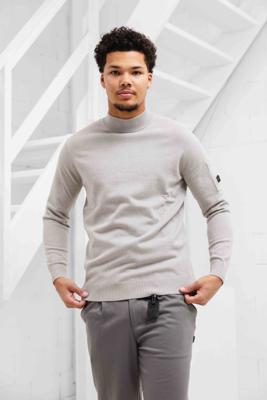 Quotrell Cannes Knitted Sweater Heren Grijs - Maat XS - Kleur: Grijs | Soccerfanshop