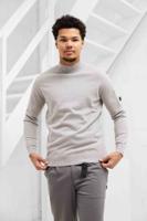 Quotrell Cannes Knitted Sweater Heren Grijs - Maat XL - Kleur: Grijs | Soccerfanshop
