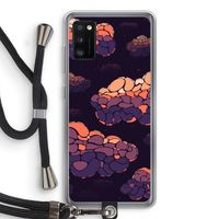Patroon Wolken: Samsung Galaxy A41 Transparant Hoesje met koord