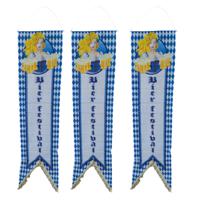 3x Oktoberfest vlaggen banners/wimpels 180 cm