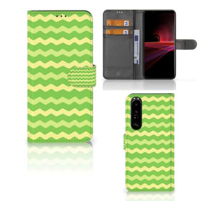 Sony Xperia 1 III | Telefoon Hoesje | Waves Green