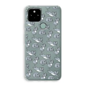 Poezen: Google Pixel 5 Transparant Hoesje