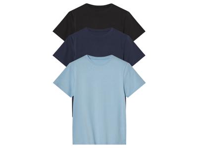 esmara 3 Kinder T-shirts (zwart/navy/lichtblauw, 158/164)