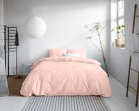 RoyalTextile - Uni Satijn Dekbedovertrek Katoen-Satijn - Roze - 240 x 200/260