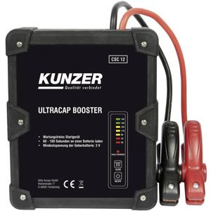 Kunzer Snelstartsysteem CSC 12 Voorgloeiknop, Verpolings- en elektronicabescherming, Startmodus ook zonder voertuigaccu, Laadtoestandweergave,