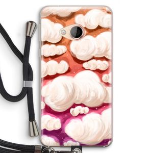 Katoen Wolken: HTC U Play Transparant Hoesje met koord