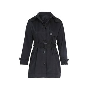 Paprika trenchcoat tussen met ceintuur zwart