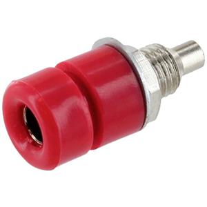 econ connect TB40RT Laboratoriumbus Bus, inbouw Stift-Ø: 4 mm Rood 1 stuk(s) Bulk