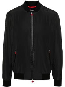 Kiton veste bomber à fermeture zippée - Noir