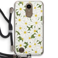 Summer Daisies: LG K10 (2017) Transparant Hoesje met koord