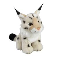 Ravensden Pluche knuffel dieren - Lynx - 18cm - wilde bos dieren thema