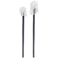 Shiverpeaks ISDN Aansluitkabel [1x RJ11-stekker 6p4c - 1x RJ45-stekker 8p4c] 10 m Zwart