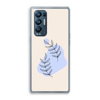 Leaf me if you can: Oppo Find X3 Neo Transparant Hoesje