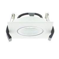 Klemko inbouwspot Lumico vierkant wit pan tilt 863912