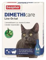 Beaphar dimethicare line-on kat tegen vlooien en teken (6 PIP 1 ML) - thumbnail