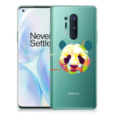 OnePlus 8 Pro Telefoonhoesje met Naam Panda Color OnePlus 8 Pro Telefoonhoesje met Naam Panda Color