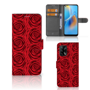 OPPO A74 4G Hoesje Red Roses