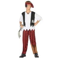 Piraten kostuum / verkleedset  voor jongens 140 (10-12 jaar)  -