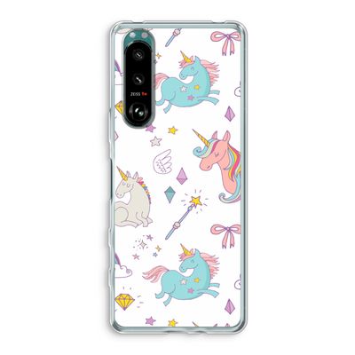 Fantasiewereld: Sony Xperia 5 III Transparant Hoesje