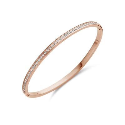 Melano Friends Hinged CZ Armband Rosé