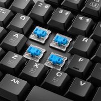 Sharkoon PureWriter RGB Blue toetsenbord Gamen USB QWERTY Amerikaans Engels Wit - thumbnail