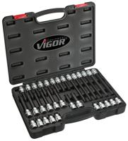 VIGOR doppenset "v1917" screwdriver insert sort. torx 32tlg.