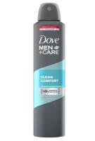 Dove Dove Men+Care Deodorant Clean Comfort - 250 ml Dove Dove Men+Care Deodorant Clean Comfort - 250 ml