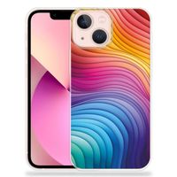 TPU Hoesje voor iPhone 13 mini Regenboog